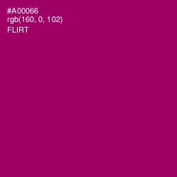 #A00066 - Flirt Color Image