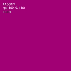 #A00074 - Flirt Color Image