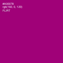 #A00078 - Flirt Color Image