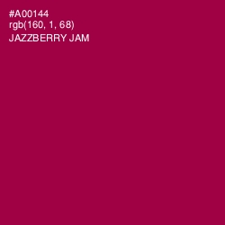 #A00144 - Jazzberry Jam Color Image