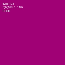 #A00174 - Flirt Color Image