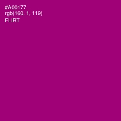 #A00177 - Flirt Color Image