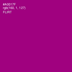 #A0017F - Flirt Color Image