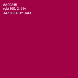 #A00245 - Jazzberry Jam Color Image