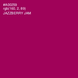 #A00259 - Jazzberry Jam Color Image