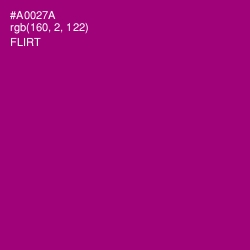 #A0027A - Flirt Color Image