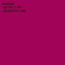 #A00358 - Jazzberry Jam Color Image