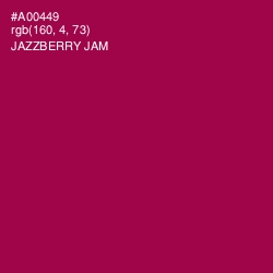 #A00449 - Jazzberry Jam Color Image