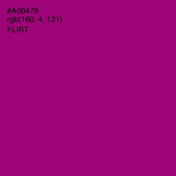 #A00479 - Flirt Color Image