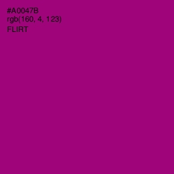 #A0047B - Flirt Color Image