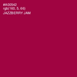 #A00542 - Jazzberry Jam Color Image