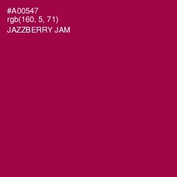 #A00547 - Jazzberry Jam Color Image