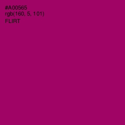 #A00565 - Flirt Color Image