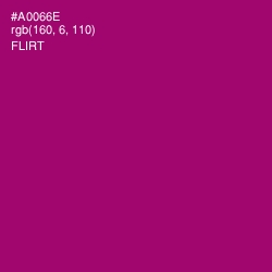 #A0066E - Flirt Color Image