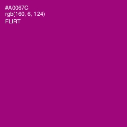 #A0067C - Flirt Color Image