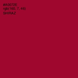 #A0072E - Shiraz Color Image