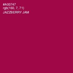 #A00747 - Jazzberry Jam Color Image