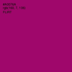 #A0076A - Flirt Color Image