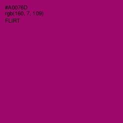 #A0076D - Flirt Color Image