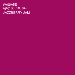 #A00A5E - Jazzberry Jam Color Image