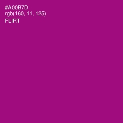 #A00B7D - Flirt Color Image