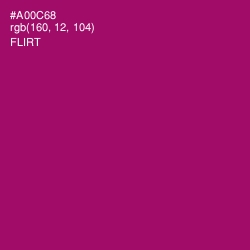 #A00C68 - Flirt Color Image