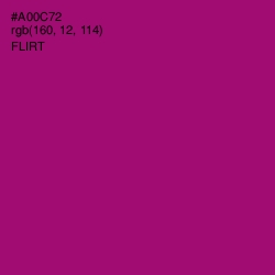 #A00C72 - Flirt Color Image