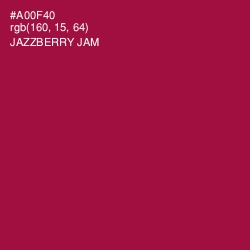 #A00F40 - Jazzberry Jam Color Image