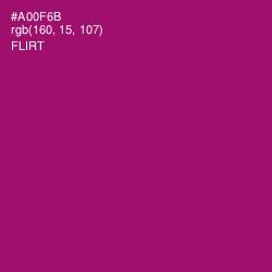 #A00F6B - Flirt Color Image