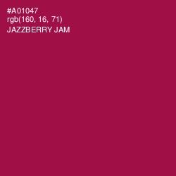 #A01047 - Jazzberry Jam Color Image