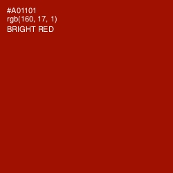 #A01101 - Bright Red Color Image