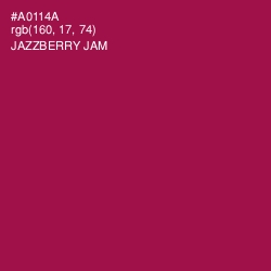 #A0114A - Jazzberry Jam Color Image