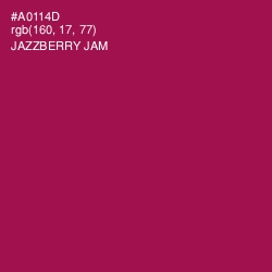 #A0114D - Jazzberry Jam Color Image