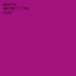 #A0117C - Flirt Color Image