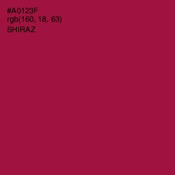 #A0123F - Shiraz Color Image