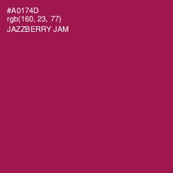 #A0174D - Jazzberry Jam Color Image