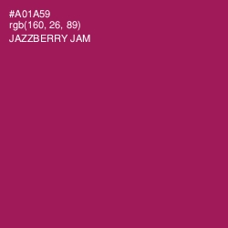 #A01A59 - Jazzberry Jam Color Image