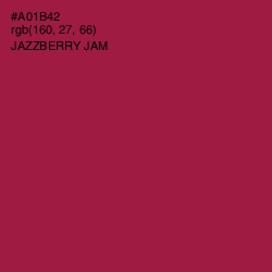 #A01B42 - Jazzberry Jam Color Image