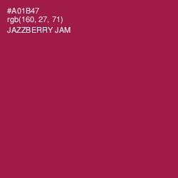 #A01B47 - Jazzberry Jam Color Image