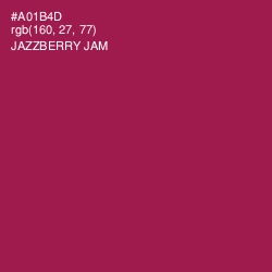 #A01B4D - Jazzberry Jam Color Image
