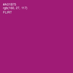 #A01B75 - Flirt Color Image