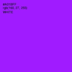 #A01BFF - Electric Violet Color Image