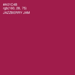 #A01C4B - Jazzberry Jam Color Image