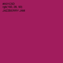 #A01C5D - Jazzberry Jam Color Image