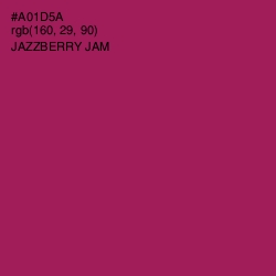 #A01D5A - Jazzberry Jam Color Image