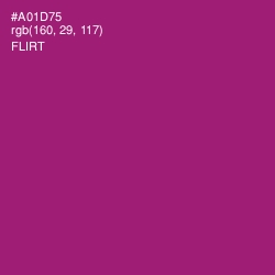 #A01D75 - Flirt Color Image