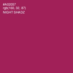 #A02057 - Night Shadz Color Image