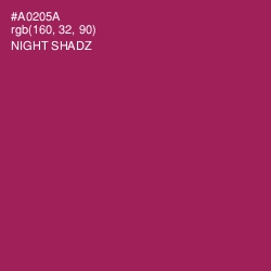 #A0205A - Night Shadz Color Image