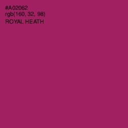 #A02062 - Royal Heath Color Image