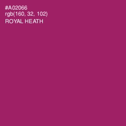 #A02066 - Royal Heath Color Image